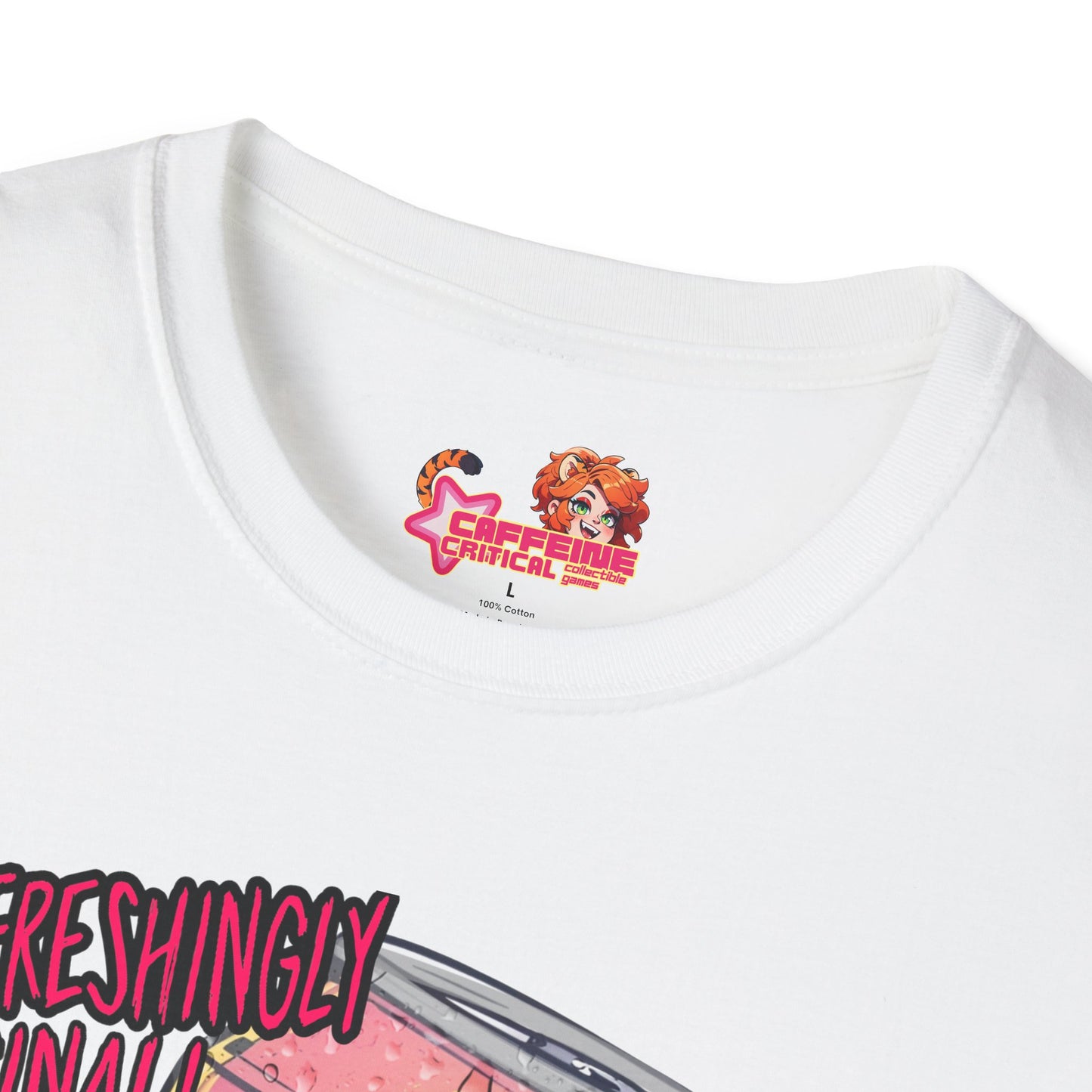 Energy Drink Caffeinated Carnelle | Waifu T-Shirt Caffeine Critical