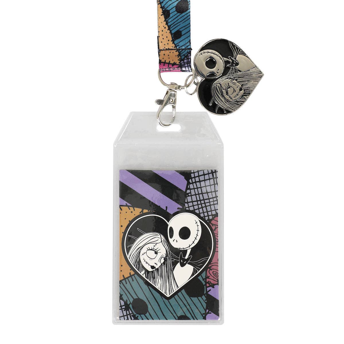 Nightmare Before Christmas Jack & Sally Lanyard Caffeine Critical