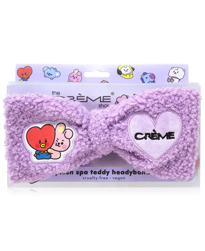 The Creme Shop BT21 Plush Spa Teddy Headband - Caffeine Critical Caffeine Critical
