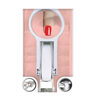 About Beauty Made in Japan Nail Clipper with 3X Magnifier LED Light Japanese - Caffeine Critical