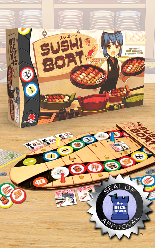 Sushi Boat - Boardgame Caffeine Critical