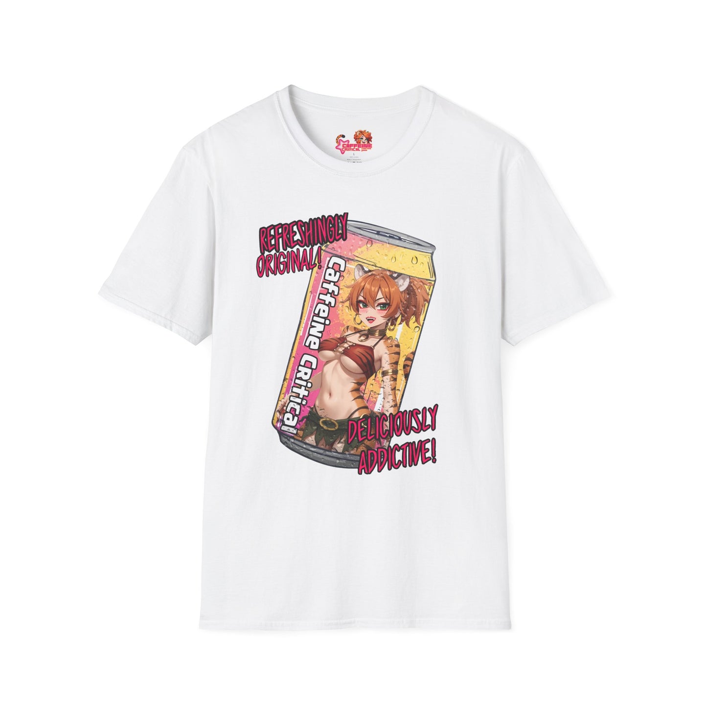Energy Drink Caffeinated Carnelle | Waifu T-Shirt Caffeine Critical