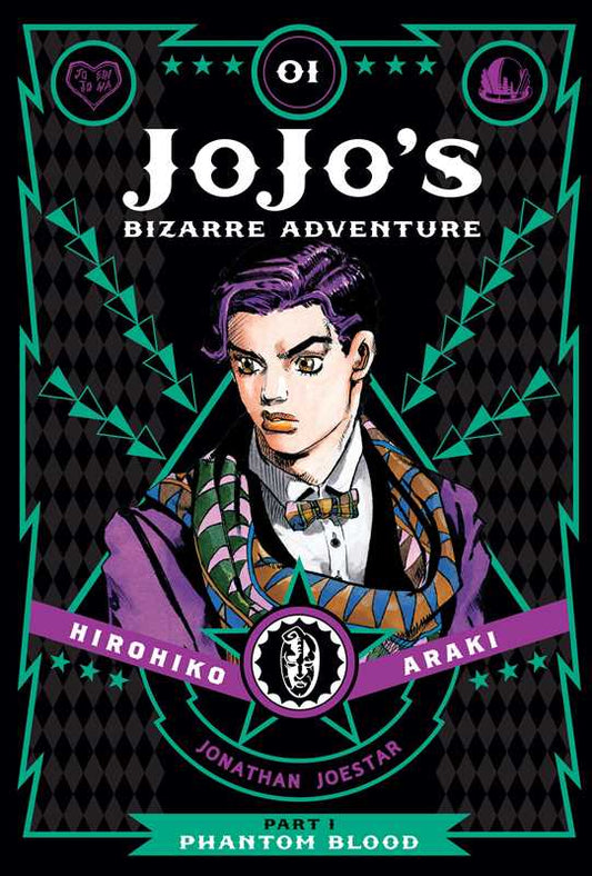 JoJo's Bizarre Adventure: Part 1 - Phantom Blood, Vol. 1 by Hirohiko  Araki: Hardcover; 256 pages / English - Caffeine Critical Caffeine Critical