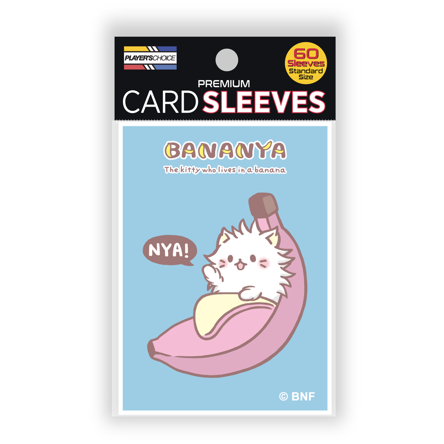 Officially Licensed Bananya Standard Sleeves - Blue Caffeine Critical