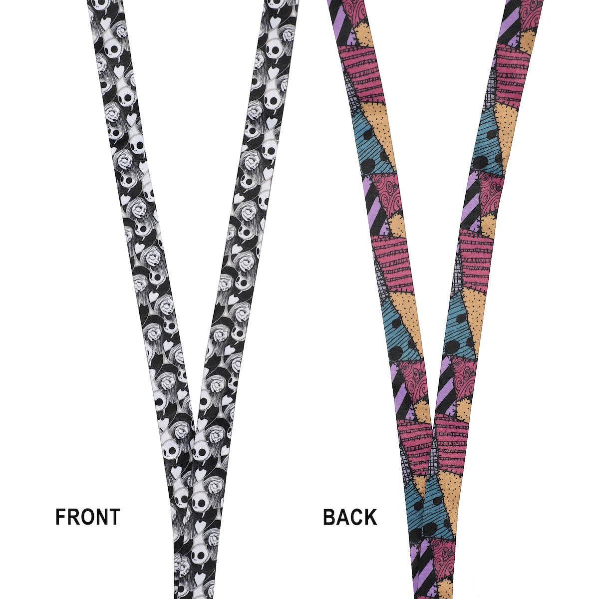 Nightmare Before Christmas Jack & Sally Lanyard Caffeine Critical