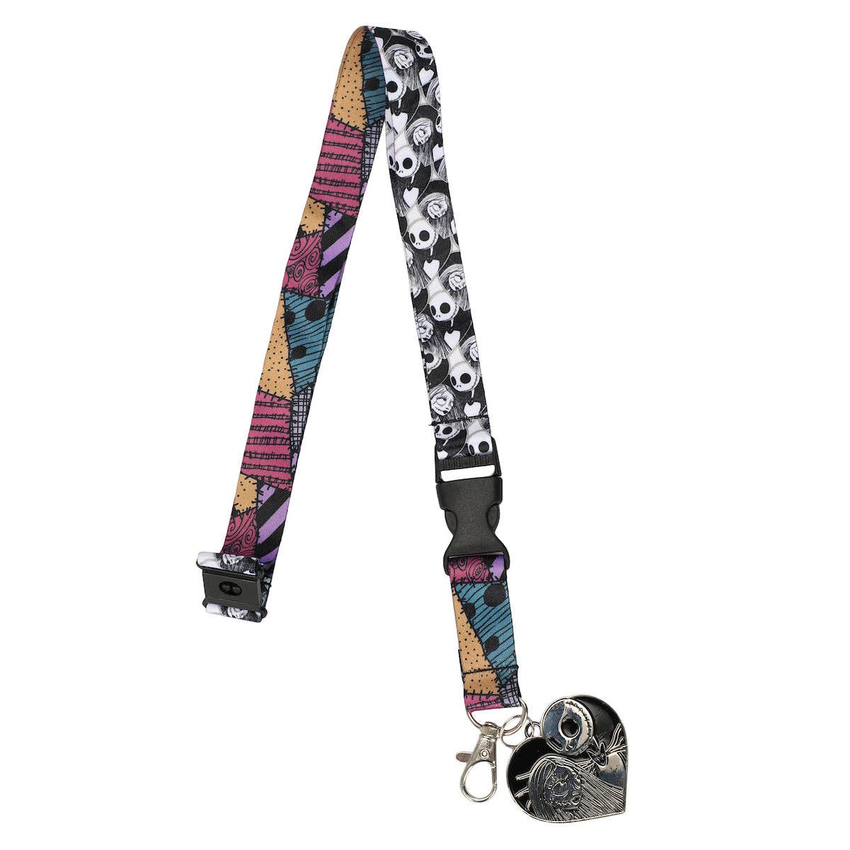 Nightmare Before Christmas Jack & Sally Lanyard Caffeine Critical