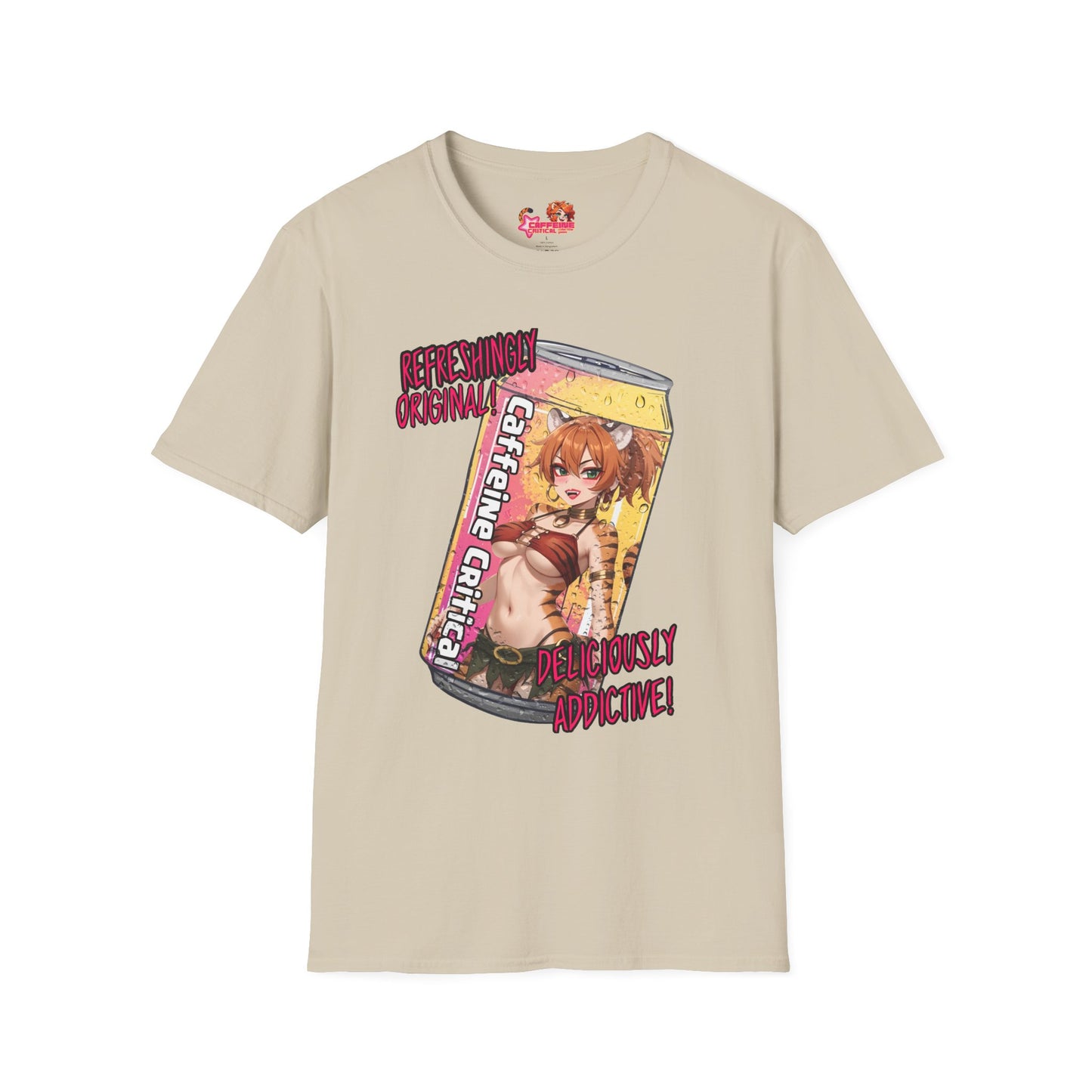 Energy Drink Caffeinated Carnelle | Waifu T-Shirt Caffeine Critical