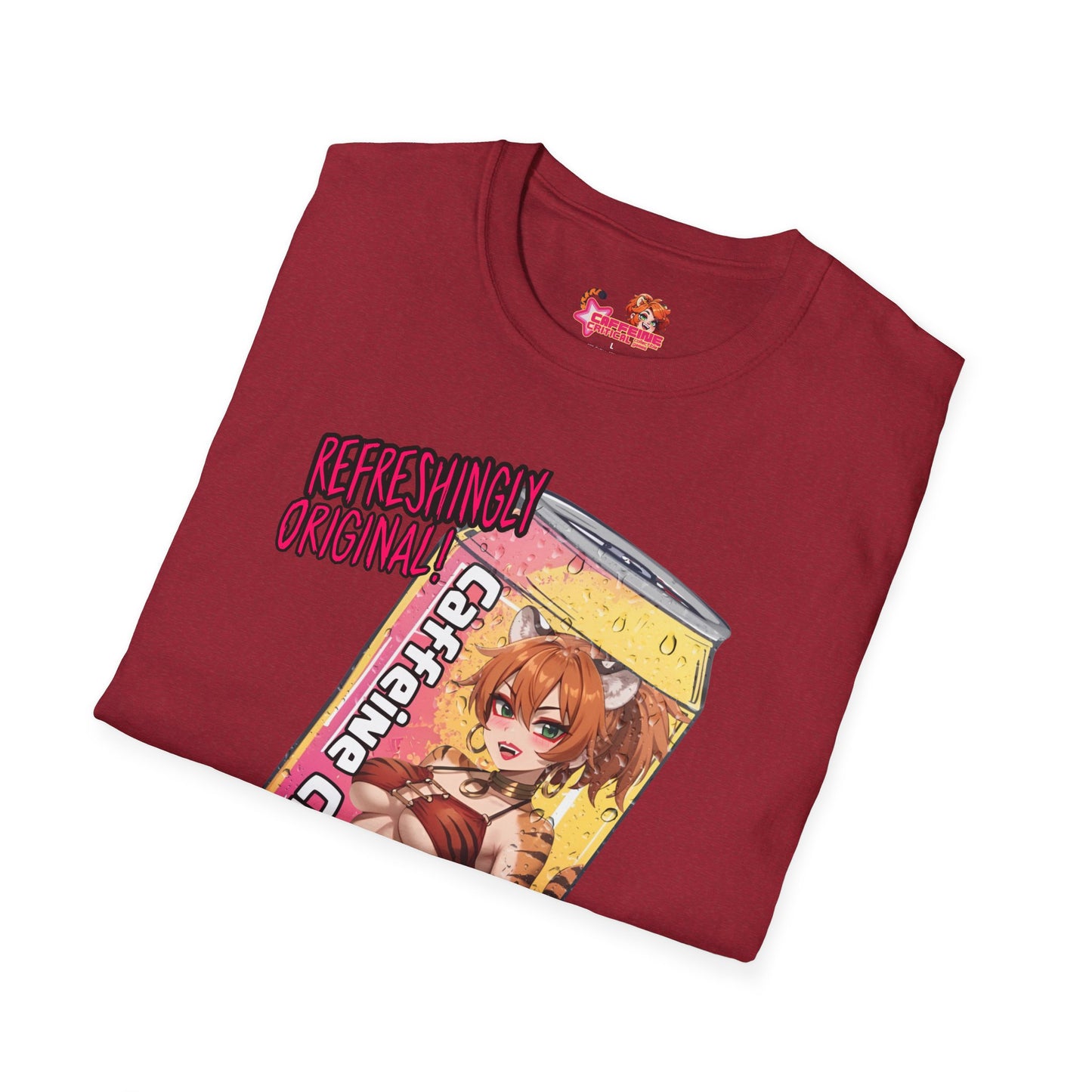 Energy Drink Caffeinated Carnelle | Waifu T-Shirt Caffeine Critical