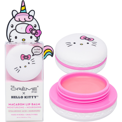 The Crème Shop x Hello Kitty Macaron Lip Balm - Caffeine Critical