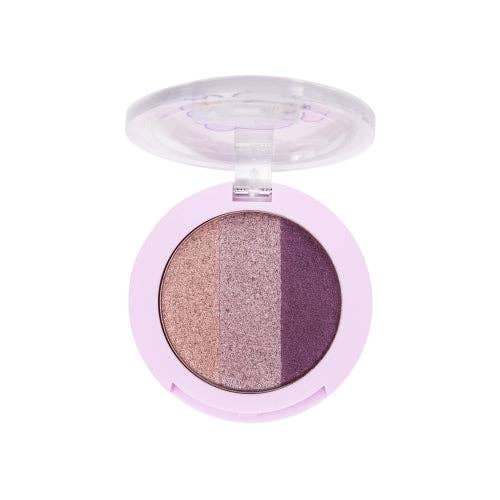 The Crème Shop | BT21 Baby MANG Ultra-Pigmented Eyeshadow Trio - Grape Jelly Bean - Caffeine Critical Caffeine Critical