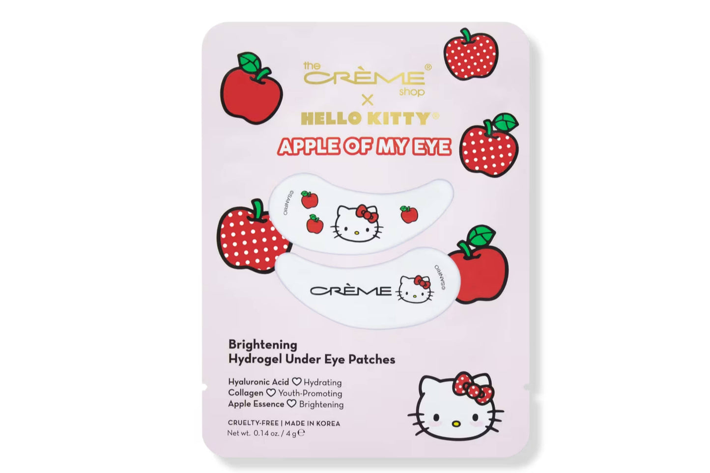 The Crème Shop x Hello Kitty Hydrogel Under Eye Patches - Caffeine Critical Caffeine Critical