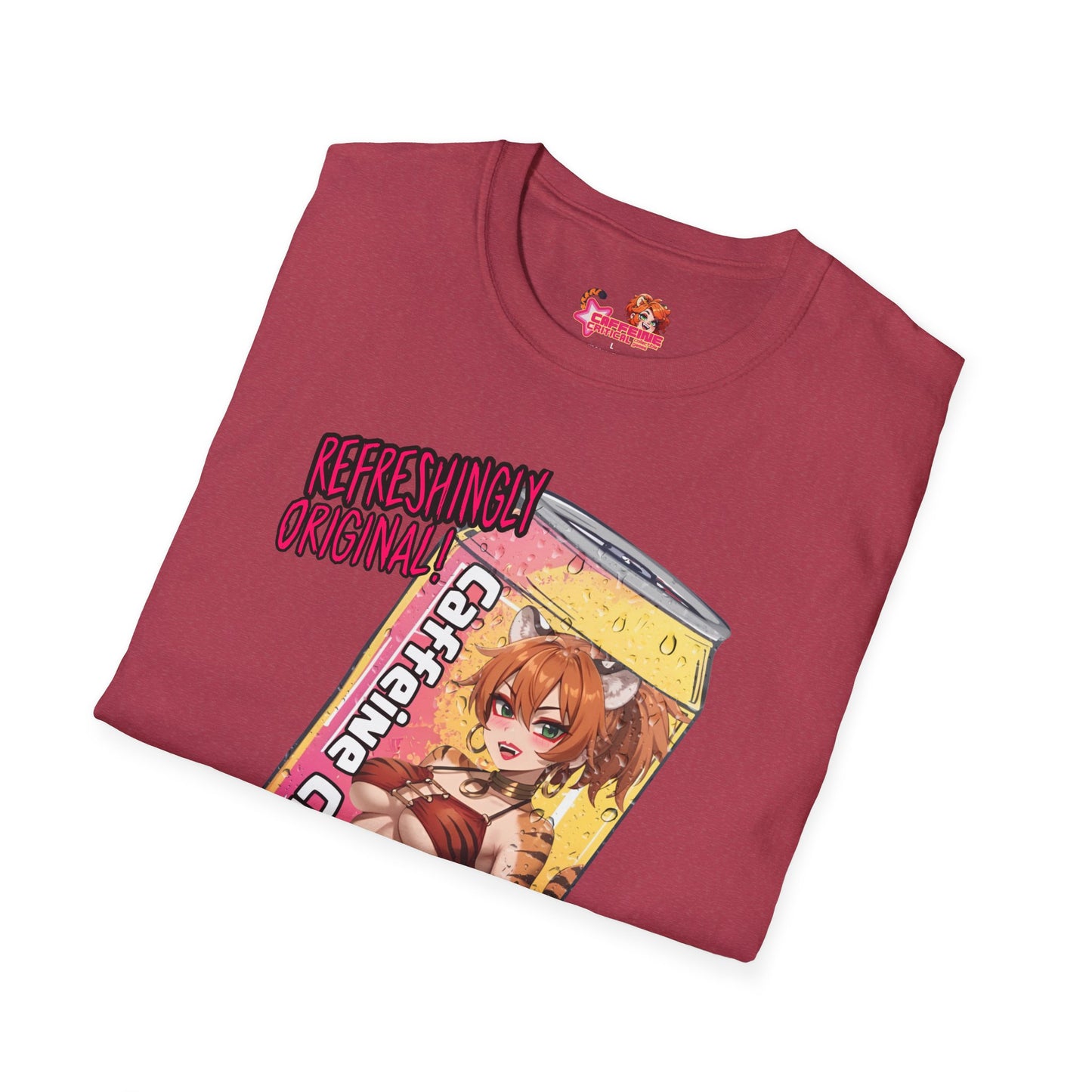 Energy Drink Caffeinated Carnelle | Waifu T-Shirt Caffeine Critical