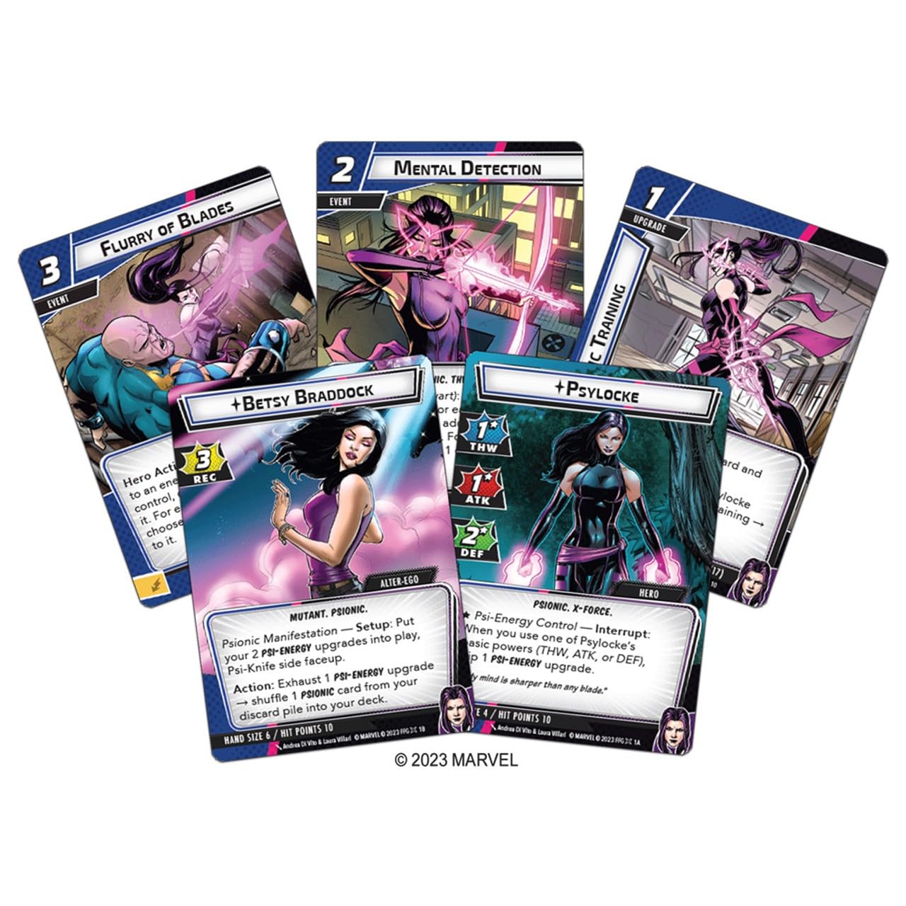 Marvel Champions The Card Game Psylocke HERO PACK - Superhero Strategy Game