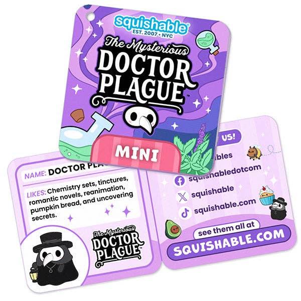 Squishable - Mini Graveyard Plague Doctor Plush
