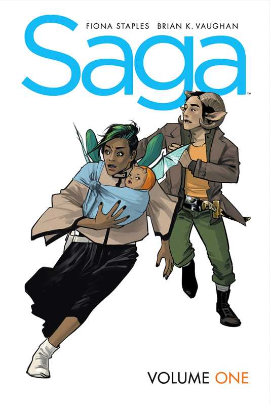 Saga Volume 1: New Edition by Brian K Vaughan: Paperback; 160 pages / English