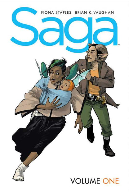 Saga Volume 1: New Edition by Brian K Vaughan: Paperback; 160 pages / English