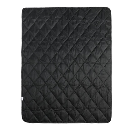 Dungeons & Dragons Ampersand Logo AOP Black Waterproof Quilted Camping Picnic Outdoor Blanket