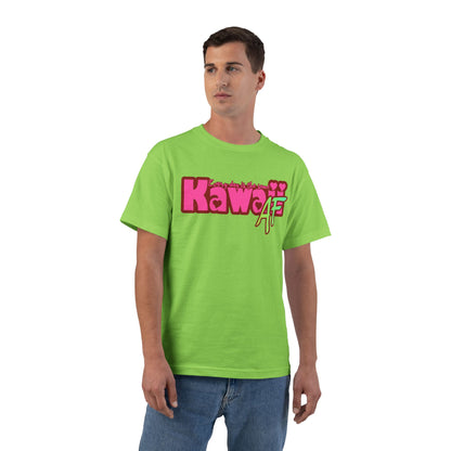 Kawaii AF Streetwear T-Shirt | Oversized Urban Style - Caffeine Critical