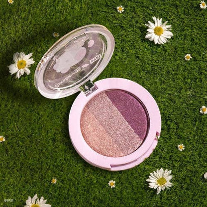 The Crème Shop | BT21 Baby MANG Ultra-Pigmented Eyeshadow Trio - Grape Jelly Bean - Caffeine Critical