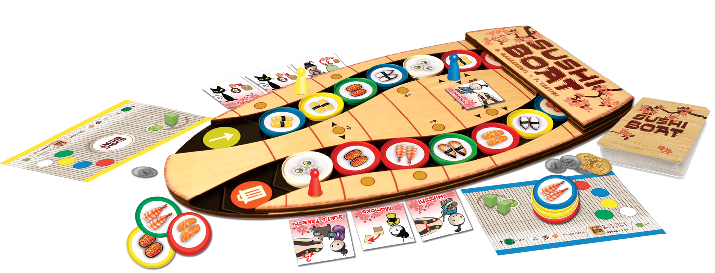 Sushi Boat - Boardgame Caffeine Critical