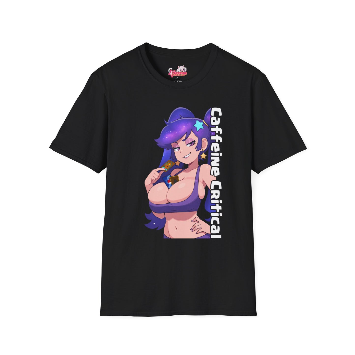 Cosmika's Card Stash Waifu T-Shirt Caffeine Critical