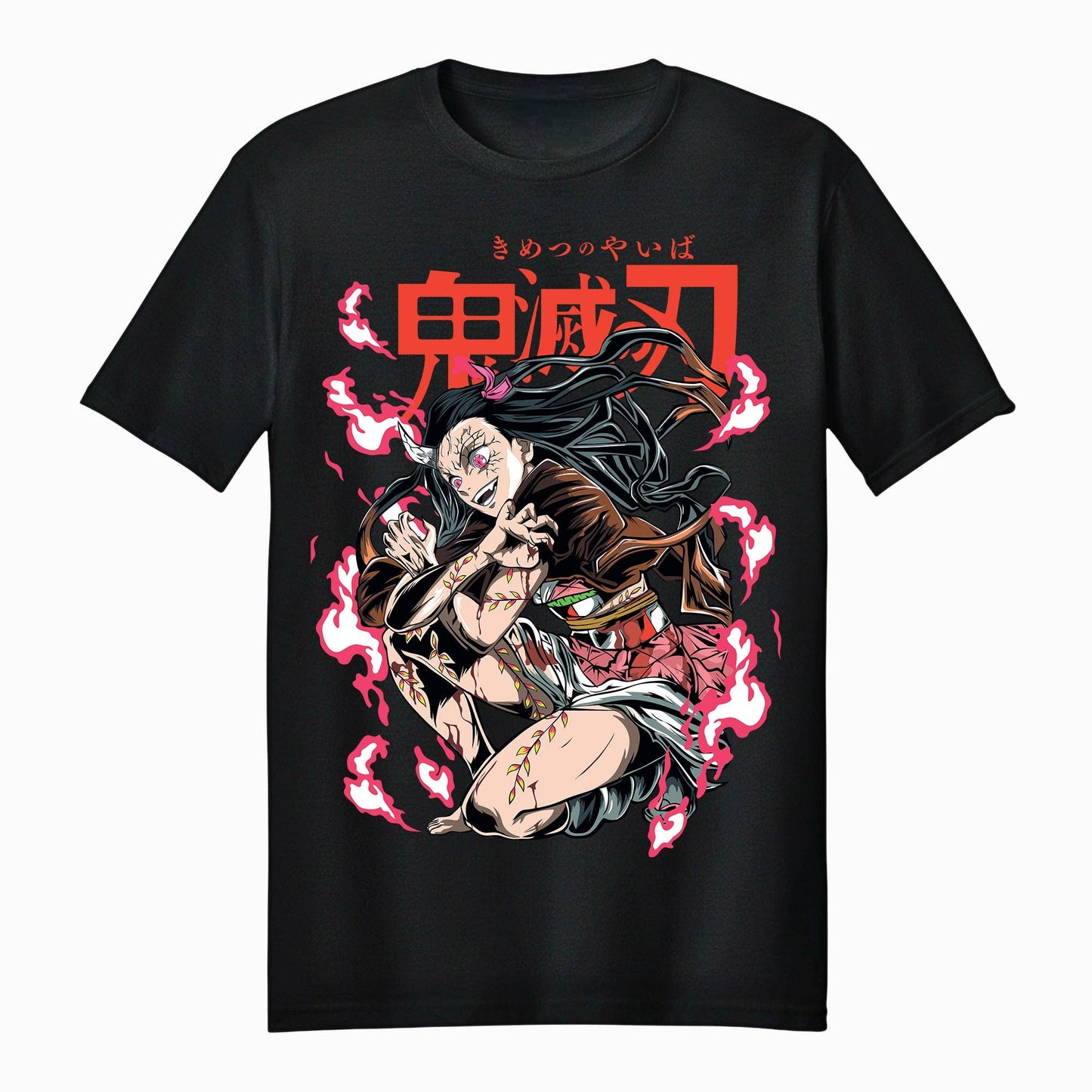 Demon Slayer Nezuko Kamado Awakening Form Adult Unisex Tee Caffeine Critical