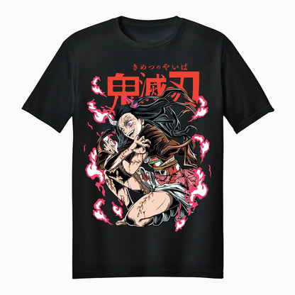 Demon Slayer Nezuko Kamado Awakening Form Adult Unisex Tee