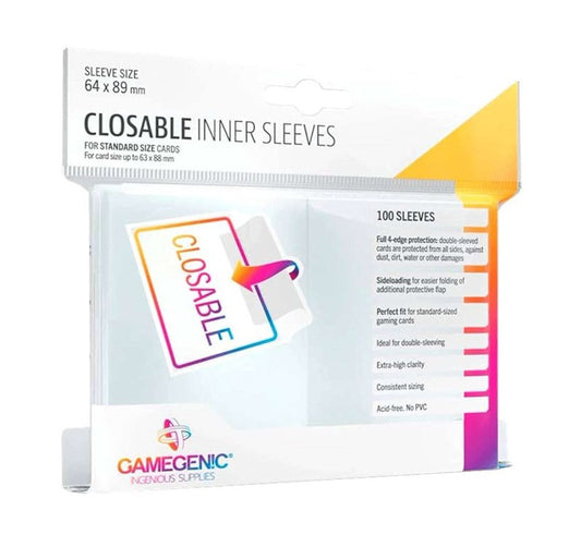 Closable Inner Sleeves for Standard Size Cards