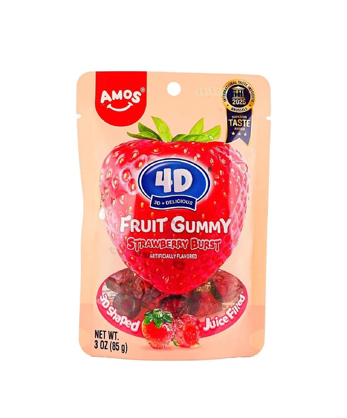 4D Fruit Gummy Strawberry Burst