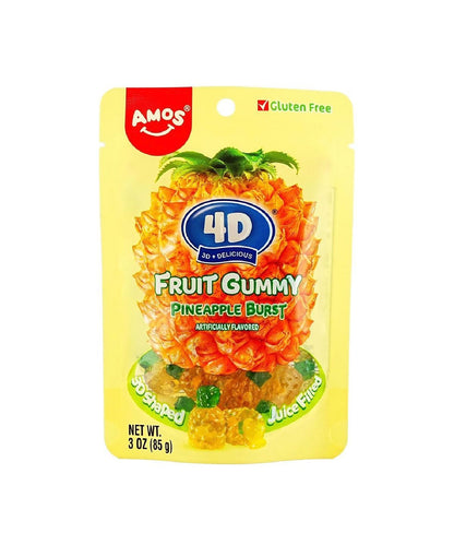 4D Fruit Gummy Pineapple Burst