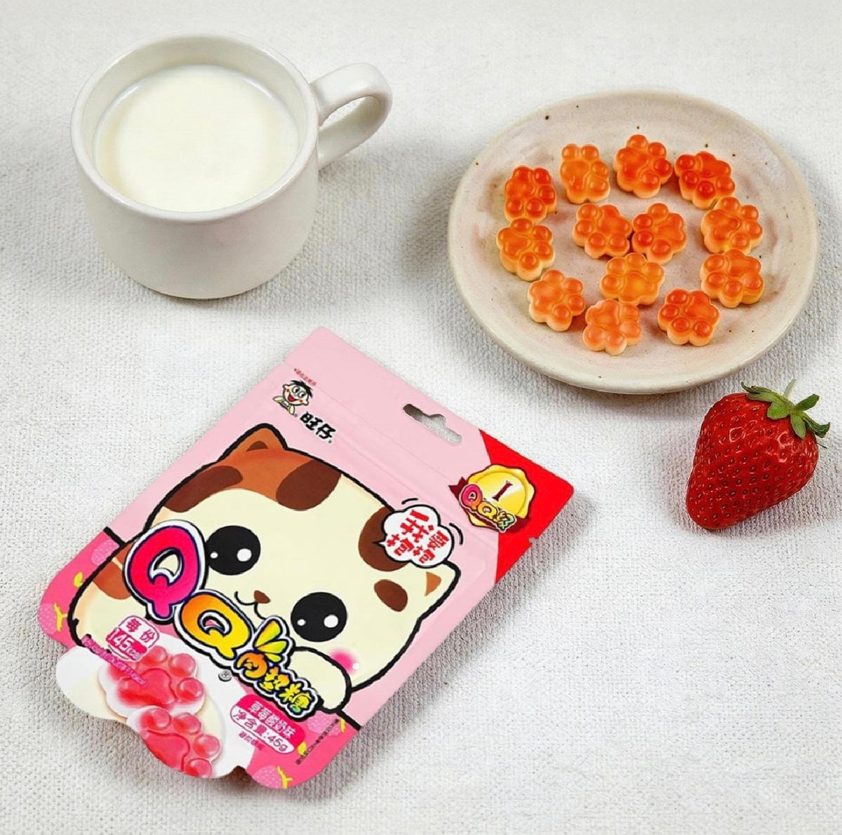 Cat Paw Gummies Strawberry Yogurt Flavor Caffeine Critical