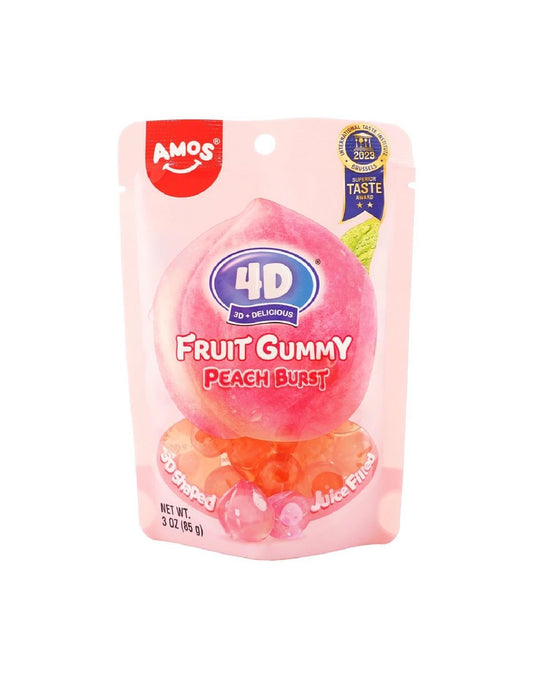 4D Fruit Gummy Peach Burst - Caffeine Critical Caffeine Critical
