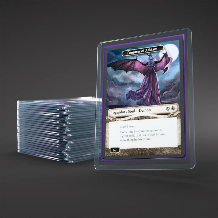 Premium Toploading Exoshields 35pt - Clear | Gamegenic - Caffeine Critical