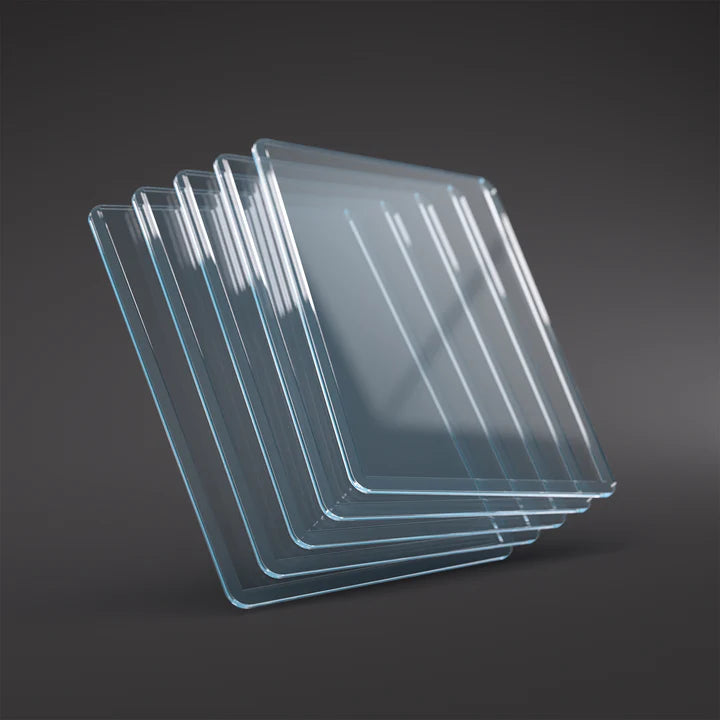 Premium Toploading Exoshields 35pt - Clear | Gamegenic - Caffeine Critical Caffeine Critical