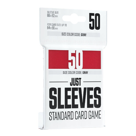 Just Sleeves by Gamegenic 50 Pack Red