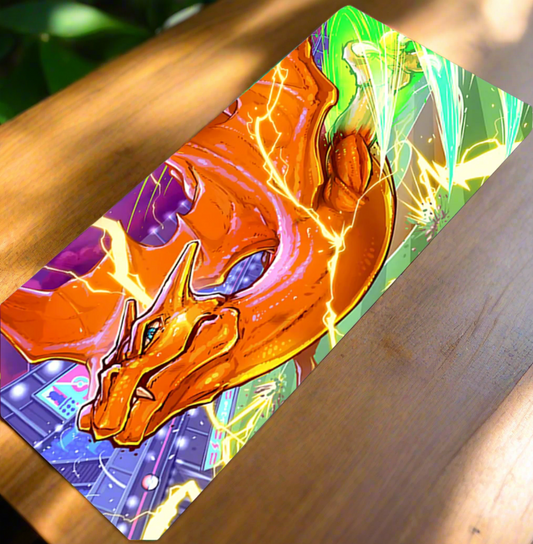 Pokemon Charizard Flying Towards Victory Playmat