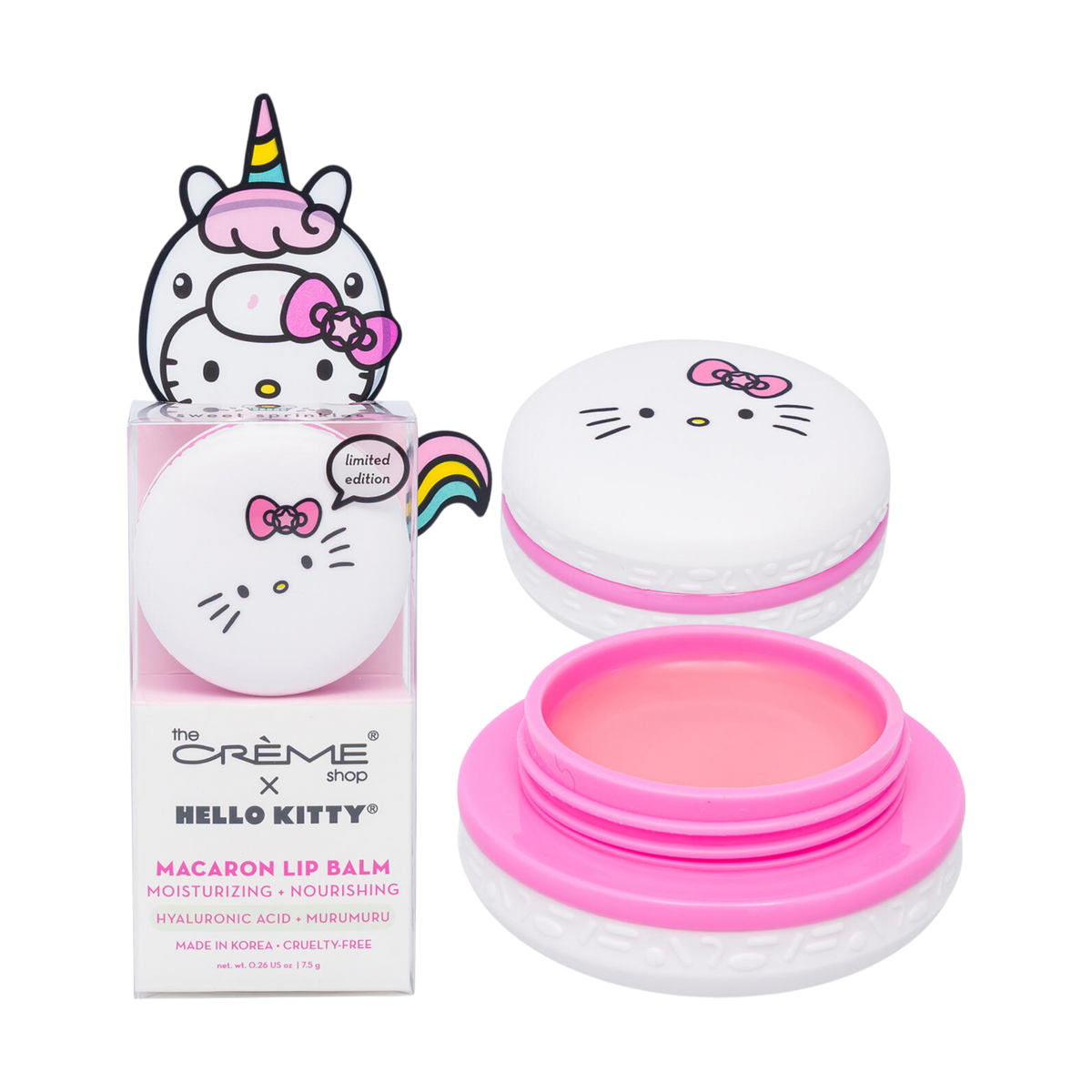 Crème Shop x Hello Kitty Macaron Lip Balm - Caffeine Critical Caffeine Critical