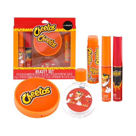 Cheetos 5 Piece Beauty Set Caffeine Critical