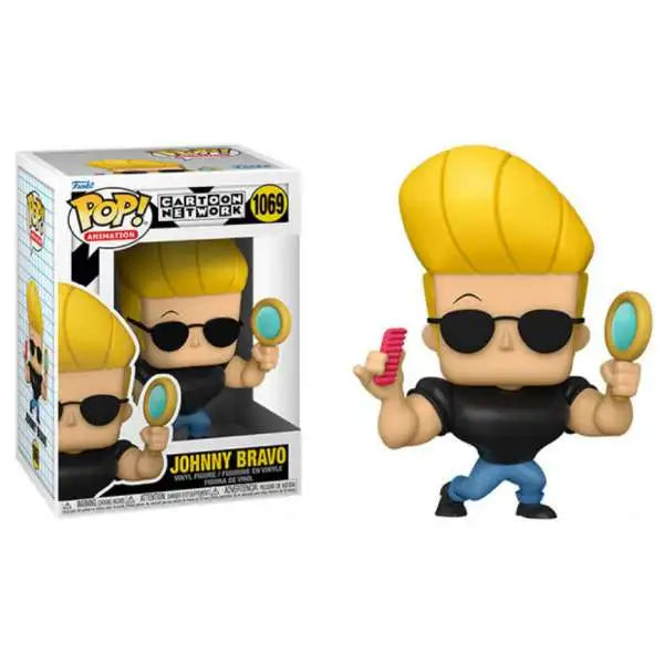 Funko Johnny Bravo POP! Animation Johnny Vinyl Figure #1069 [w/Mirror & Comb] Caffeine Critical