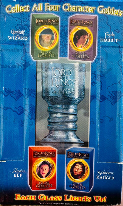 Lord of the Rings Strider (Viggo Mortensen) Glass Goblet (2nd Hand Very Good Condition)