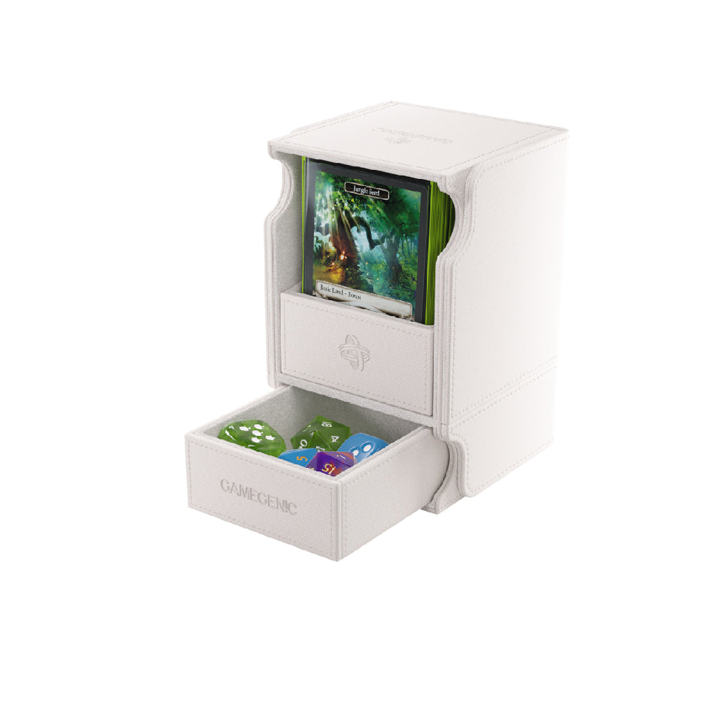 Watchtower 100+ XL Deckbox - White - Caffeine Critical Caffeine Critical