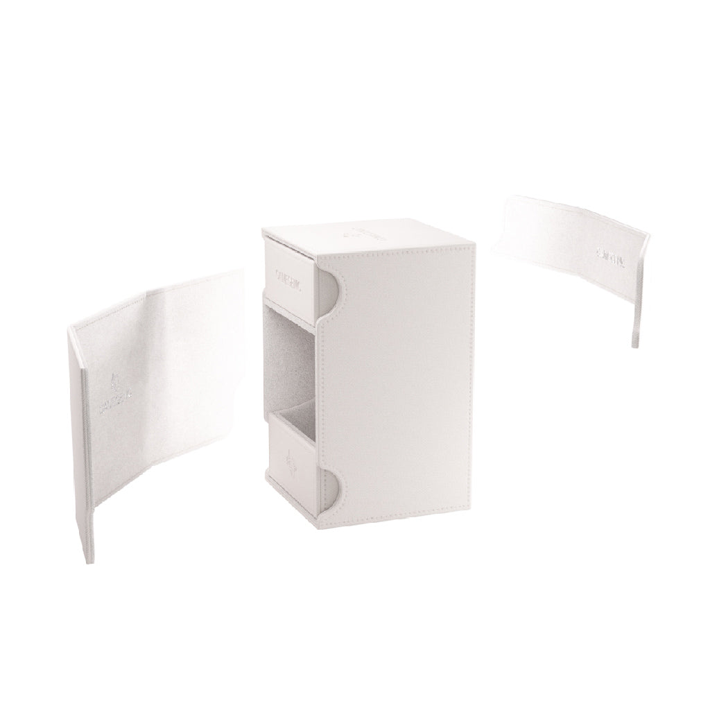 Watchtower 100+ XL Deckbox - White - Caffeine Critical Caffeine Critical