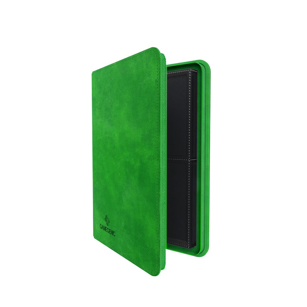 Zip-Up Album 8-Pocket Green Caffeine Critical
