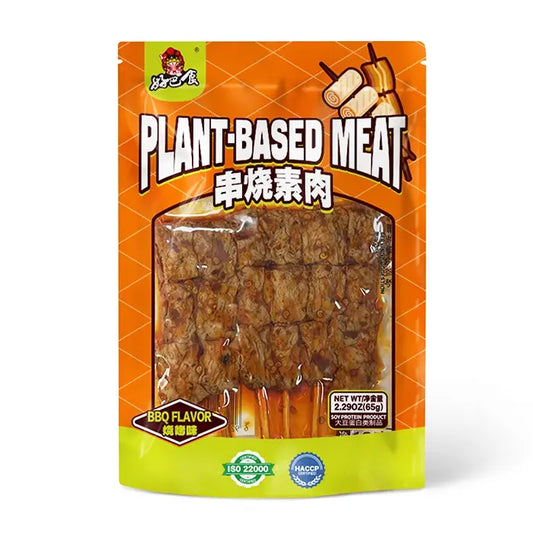 Plant-based Beancurd BBQ Meat sticks with Sesame Seeds - Caffeine Critical Caffeine Critical