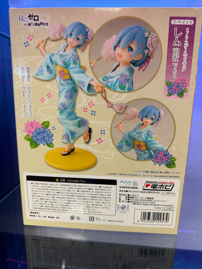 Rem Yukata 1/7 scale figure Kadokawa