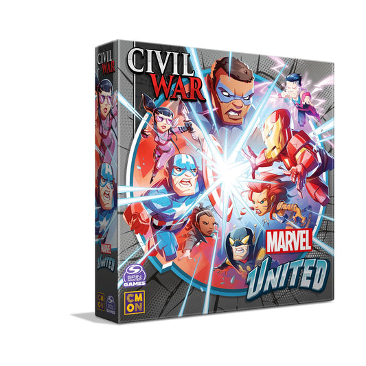 Marvel United: Civil War Expansion - Tabletop Miniatures Strategy Game, Cooperative Superhero Game