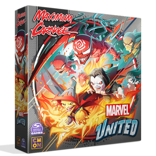 Marvel United Maximum Carnage Expansion - Tabletop Miniatures Strategy Game, Cooperative Superhero Game