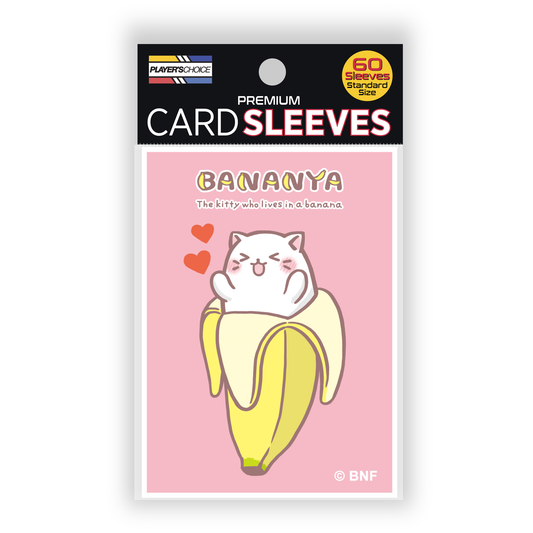 Officially Licensed Bananya Standard Sleeves - Pink Caffeine Critical