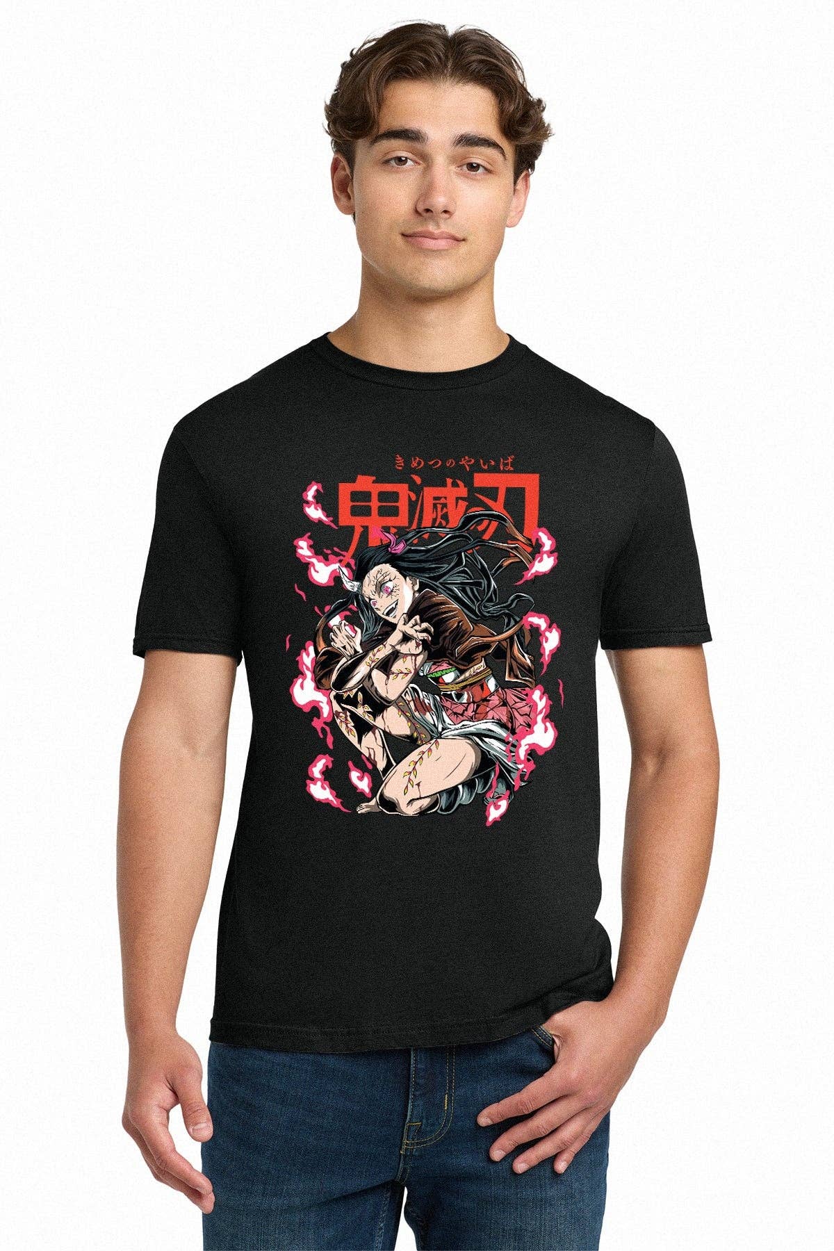 Demon Slayer Nezuko Kamado Awakening Form Adult Unisex Tee Caffeine Critical