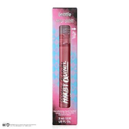 Lottie London Transforming Liquid Lipstick in Wanted, Transforming liquid lipstick with a metallic glitter finish in a nude pink shade - Caffeine Critical